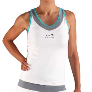 Endless Ottey Sleeveless T-shirt Blanco XS Mujer