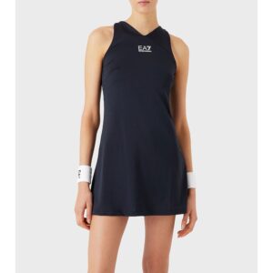 Ea7 Emporio Armani 8nta51 Dress Azul 2XS Mujer