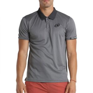 Bullpadel Unete Short Sleeve Polo Gris M Hombre