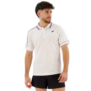 Asics Classic Short Sleeve Polo Blanco M Hombre