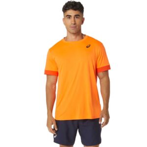 Asics Court Short Sleeve T-shirt Naranja M Hombre