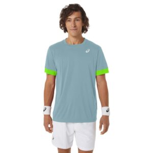 Asics Court Short Sleeve T-shirt Azul XL Hombre