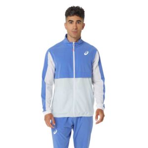 Asics Match Jacket Azul M Hombre