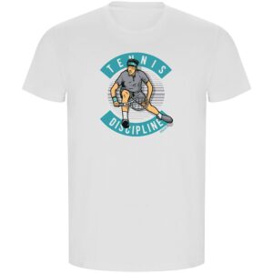 Kruskis Tennis Discipline Eco Short Sleeve T-shirt Blanco 3XL Hombre