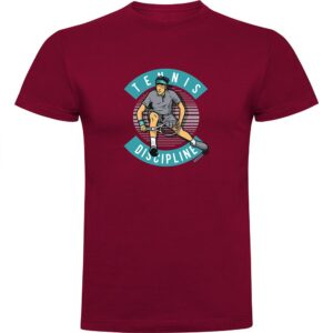 Kruskis Tennis Discipline Short Sleeve T-shirt Rojo 3XL Hombre