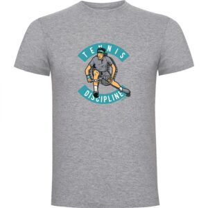 Kruskis Tennis Discipline Short Sleeve T-shirt Gris M Hombre