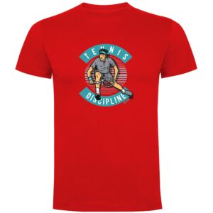 Kruskis Tennis Discipline Short Sleeve T-shirt Rojo 3XL Hombre